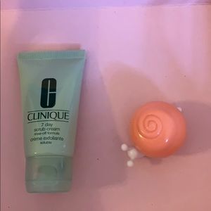 Cleanser and anti wrinkle creams